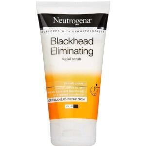 Neutrogena Blackhead Eliminating Facial Scrub, 150 ml (Restlager)